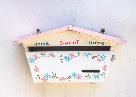 Letter box on the old wall
