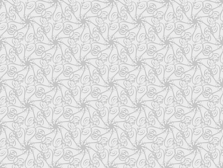Vector Floral 3d Seamless Pattern Background. For Christmas and Invitation cards decorationのイラスト素材