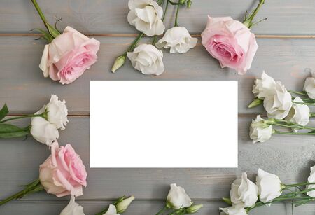Spring card template. Happy Birthday or Valentine. Women's Day. Greeting card for mother's day....