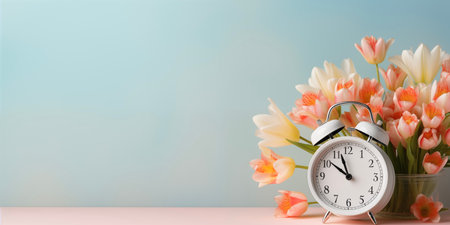 Clock, alarm clock, good morningの素材