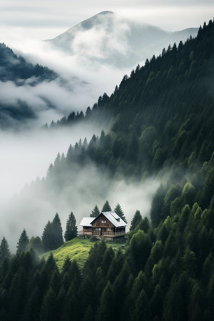 House in the mountainsの素材