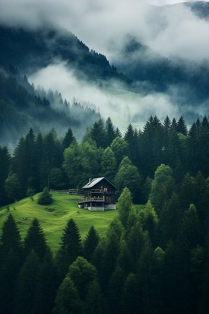 House in the mountainsの素材