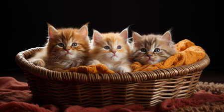 Cute kitten backgroundの素材