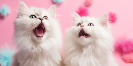 Cute kitten backgroundの素材