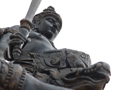 Vishnu on garuda of Thailandの写真素材
