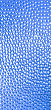 Blue leather with texture structure