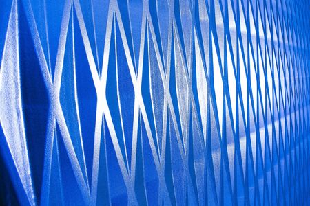 Blue leather with texture structureの写真素材