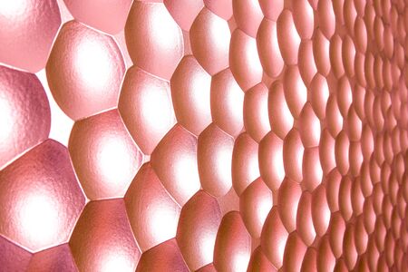 Copper colored leather texture or backgroundの写真素材