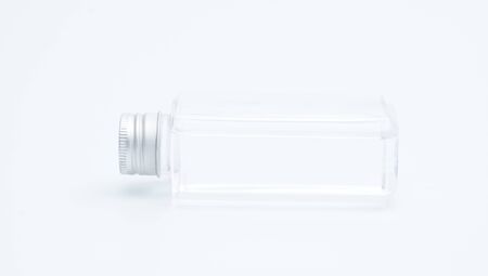 Virgin coconut oil on the white Background