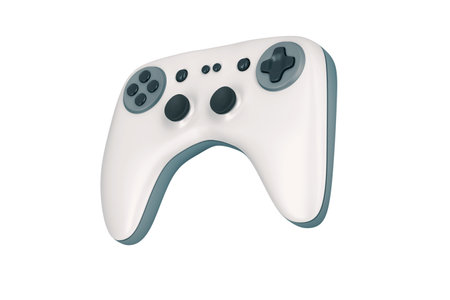 pc gaming controller on isolate background