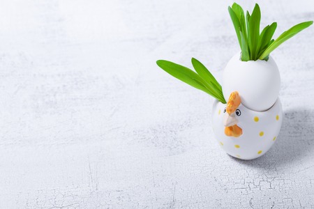 Easter symbols eggの写真素材