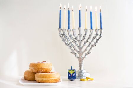 Jewish holiday Hanukkahの写真素材