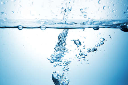 splash of water in an abstract form