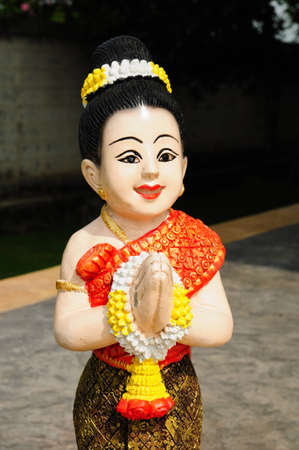 Welcome in thai styleの写真素材