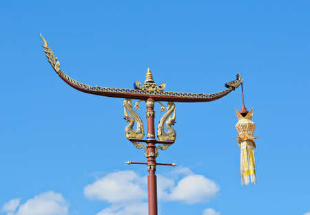 street lamp in thai styleの写真素材