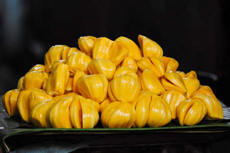 Jackfruit on the marketの写真素材