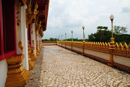 traditional thai style at the templeの写真素材