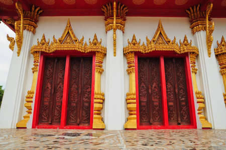 Design of thai Temple gateの写真素材