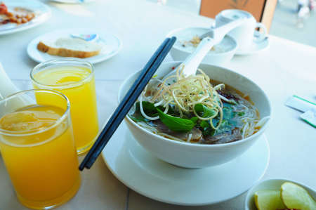 noodle in vietnam styleの写真素材