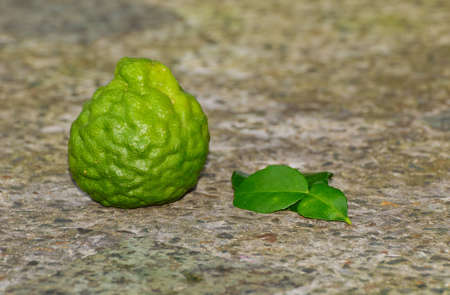 image of Kaffir Lime on the stone table