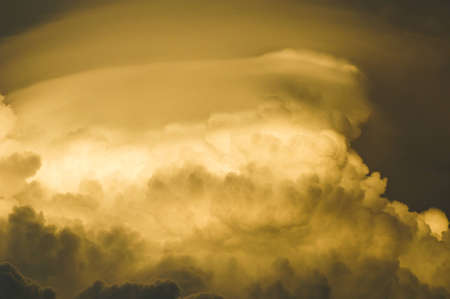 clouds on the skyの写真素材