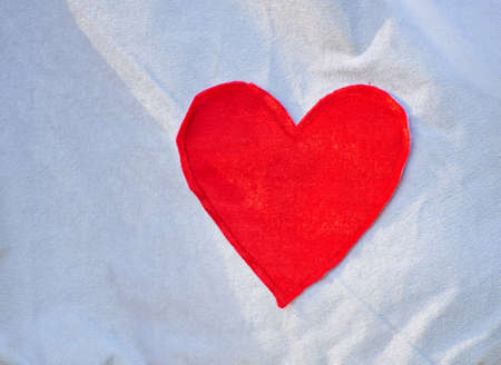 Red heartの写真素材