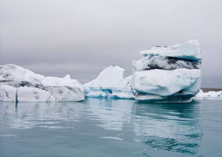 Iceberg in Jokulsarlon lagoon. Iceland