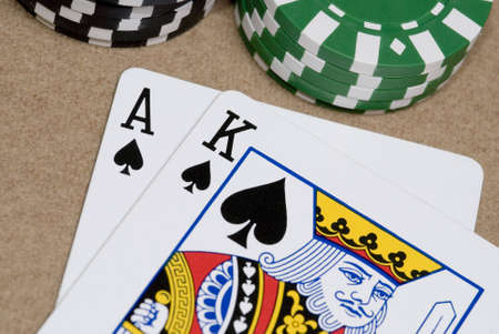 A very nice set of hole cardsのeditorial素材