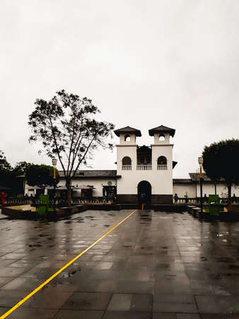 View of the facade of the building.の写真素材