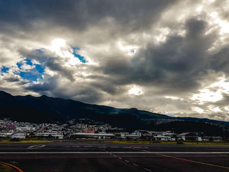 View from an airportの写真素材