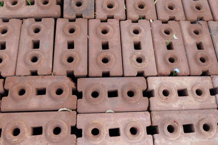 brick pattern backgroundの写真素材