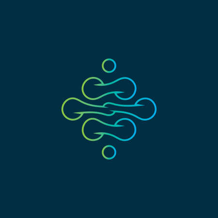 creative abstract symbol logo design templateのイラスト素材