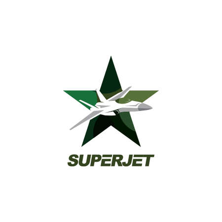 Jet symbol logo design vector templateのイラスト素材