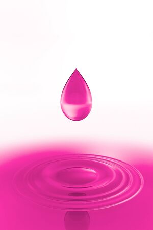  drops with wavesの写真素材