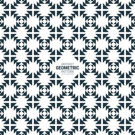 Abstract geometric pattern. A seamless vector background. This is a simple vector illustration with harmonious blend of retro and modern styles. The color can be changed if needed. vector.のイラスト素材