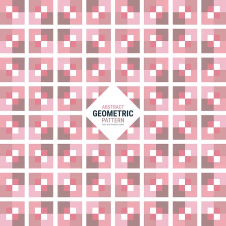 Abstract geometric pattern. A seamless vector background. This is a simple vector illustration with harmonious blend of retro and modern styles. The color can be changed if needed. vector.のイラスト素材