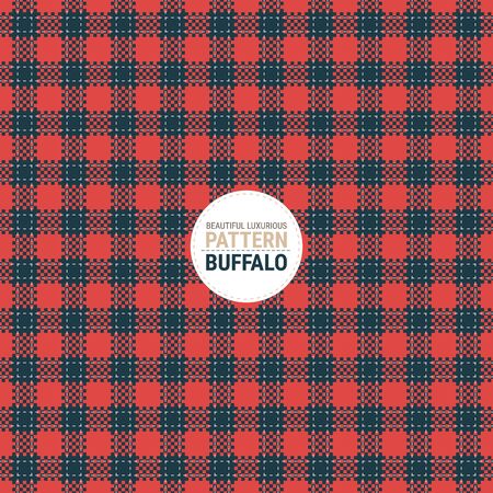 Beautiful luxurious pattern creative for buffalo, plaid, fabric, textile, clothes, tablecloth and other things. A seamless vector background. This is a simple vector illustration with harmonious blend of retro and modern styles. vector.のイラスト素材