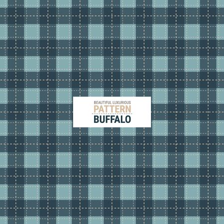 Beautiful luxurious pattern creative for buffalo, plaid, fabric, textile, clothes, tablecloth and other things. A seamless vector background. This is a simple vector illustration with harmonious blend of retro and modern styles.のイラスト素材