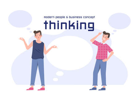 Modern people and Business concept for designers in the design of all kinds of works. easy to use and highly customizable. beautiful and modern element which can be used in many purposes Eps10 vector.のイラスト素材