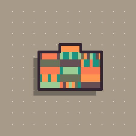 Icon of public commemorative award medal.のイラスト素材