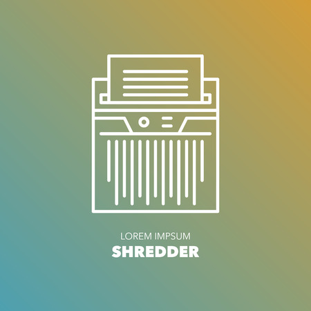 Detailed thin line icon logo for business.のイラスト素材