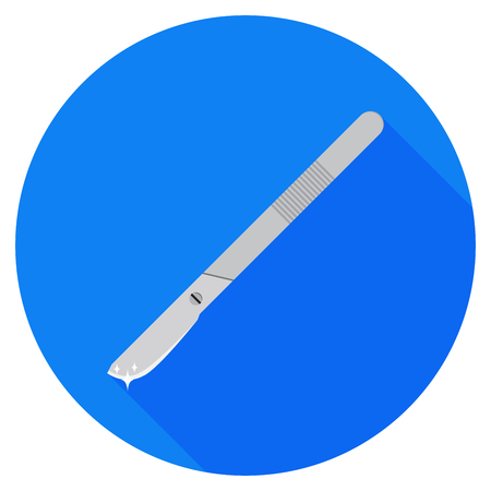 Modern scalpel icon. Hospital tool.のイラスト素材