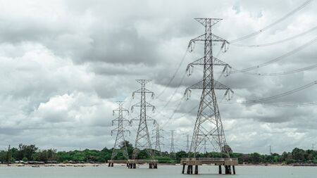 Industry area. The refined oil factory and Preto chemical industrial.