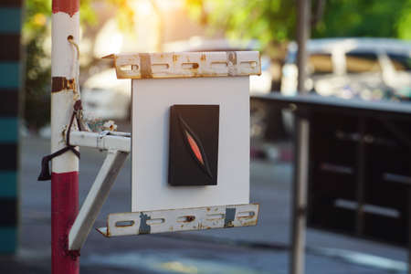 Device and technology for car parking access control.の写真素材
