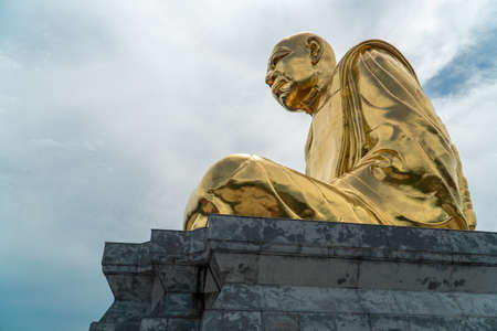 RAYONG, THAILAND - JULY 25: Idol of Wat Luang Poo Tim.のeditorial素材