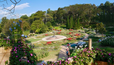 Floral Festival at Royal Park Rajapruek Chaing Mai Thailand のeditorial素材