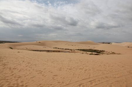 desert landscape in Vietnam, Southeast Asiaの写真素材