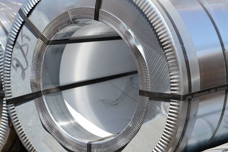 Rolled steel is a raw material for further processingのeditorial素材