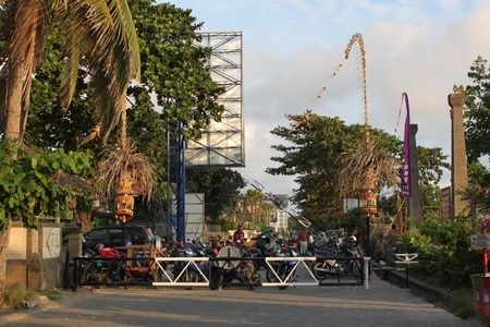 On the streets of Kuta, Bali, Indonesia, Southeast Asiaのeditorial素材