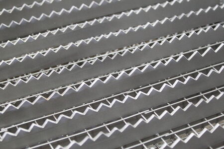 shaped lattice of metal as an element of metal